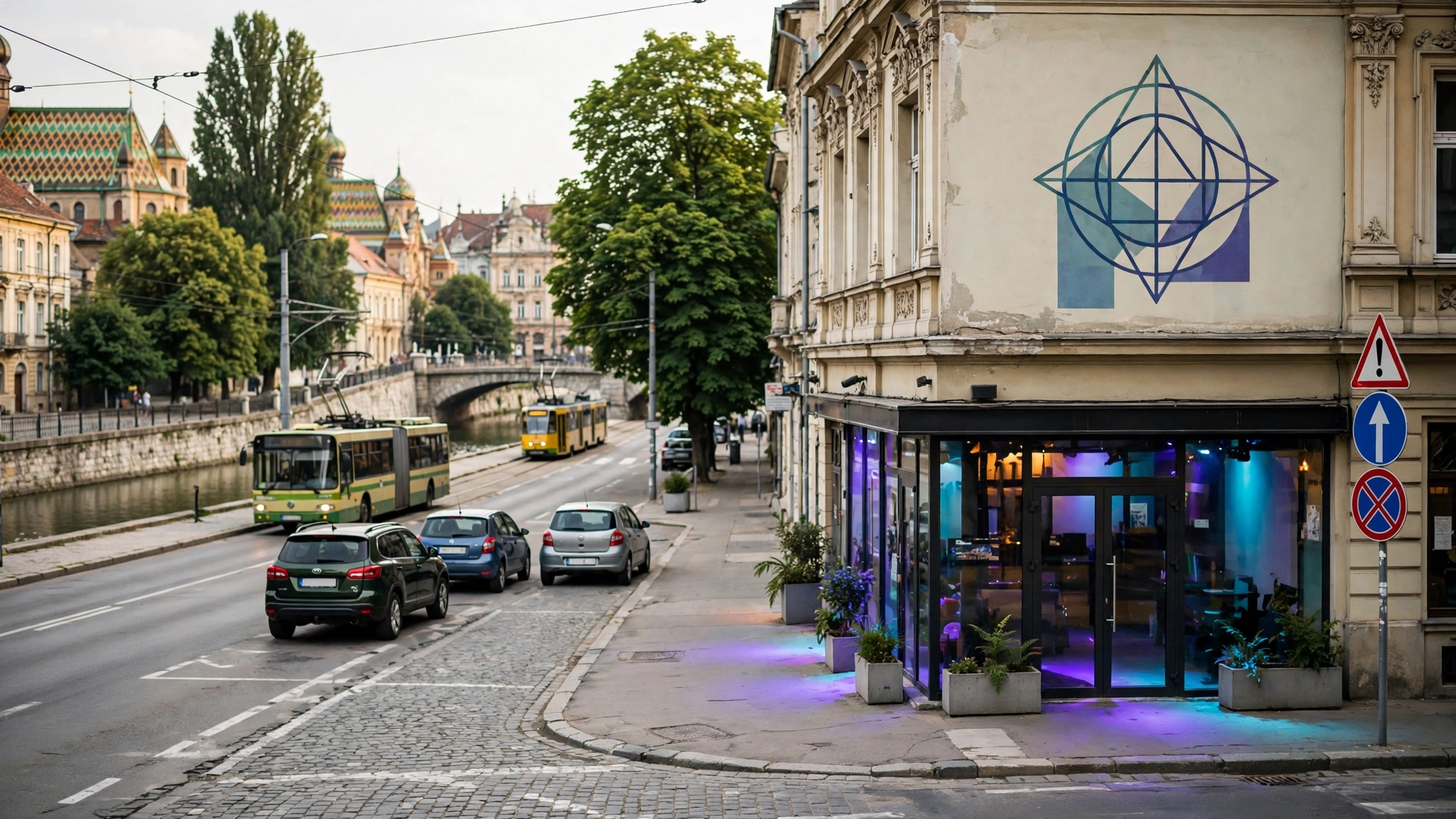 Scenă de club cu lumini colorate, simbol al culturii alternative din Timișoara