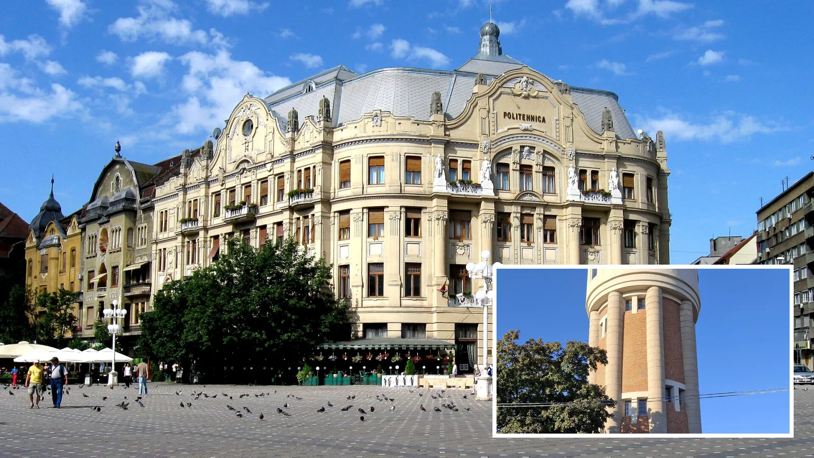 Palatul Lloyd, Turnul de apă din Iosefin — fotografii ilustrative