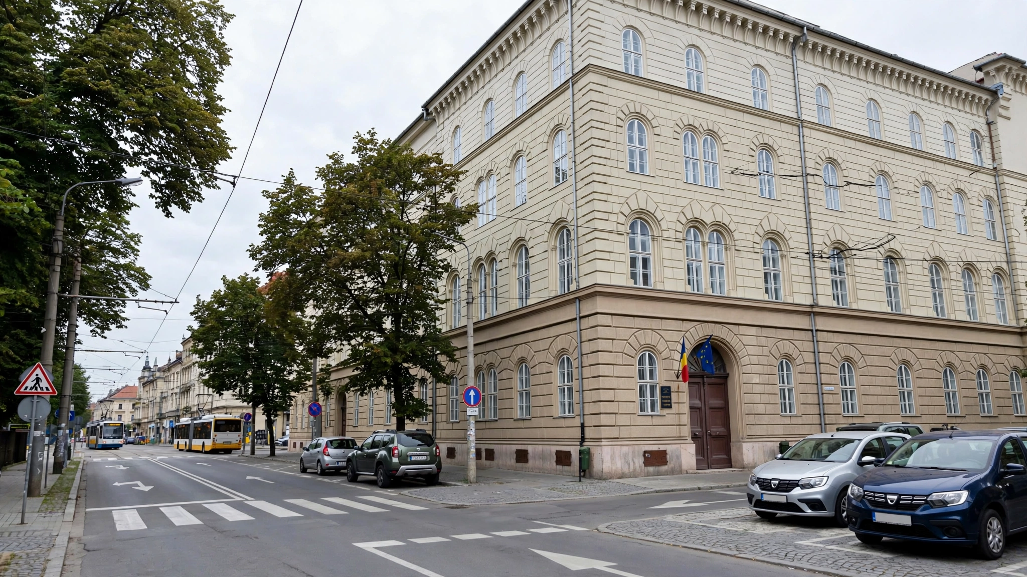 Clădirea Tribunalului Timiș, instanța care a dispus arestarea preventivă a bărbatului din Jimbolia