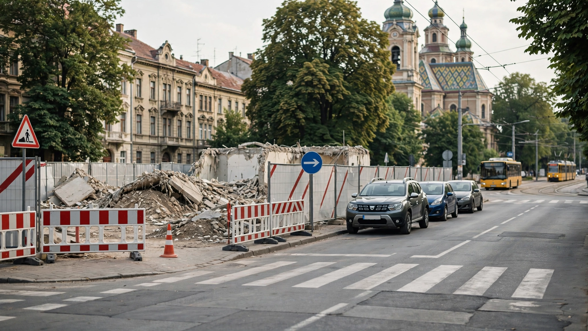 Terenul fostului spital de oncologie demolat de pe Calea Torontalului din Timișoara