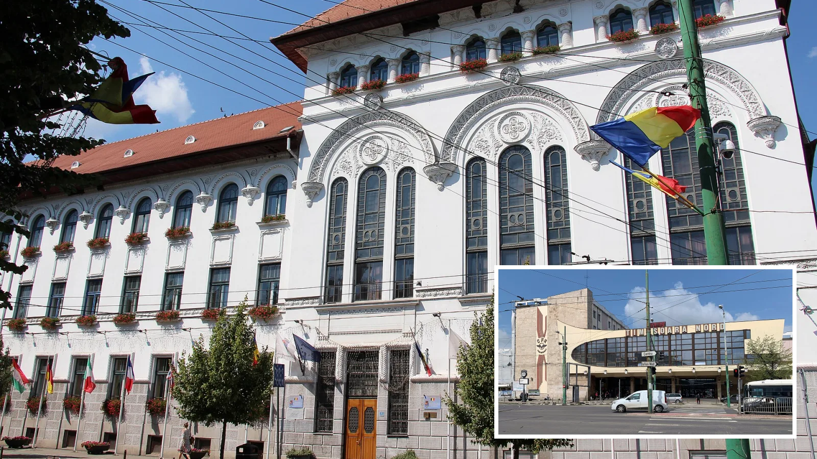 Primăria Municipiului Timișoara, gara Timișoara Nord — fotografii ilustrative