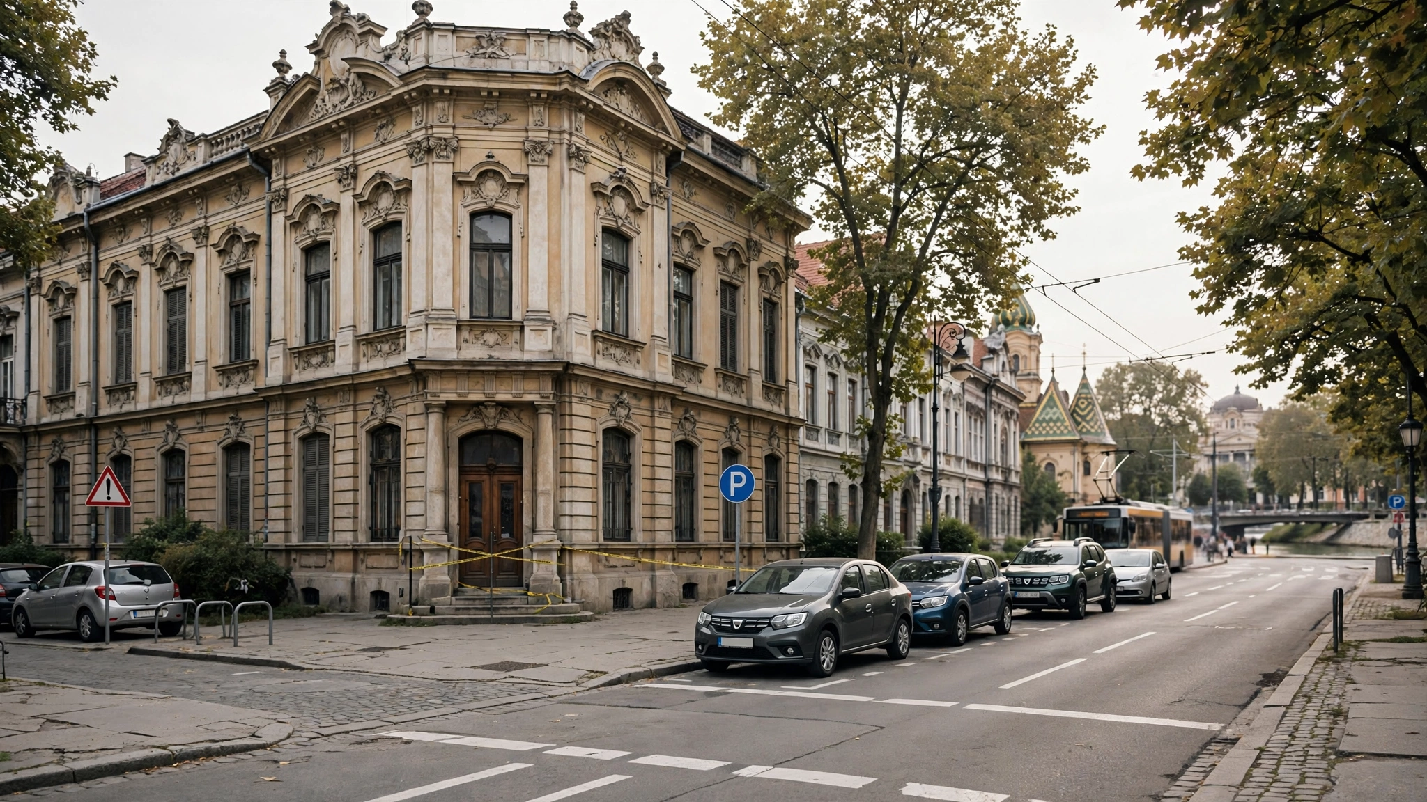 Sediul Poștei Române din Timișoara, de unde au fost furați 16 saci cu bani de pensii