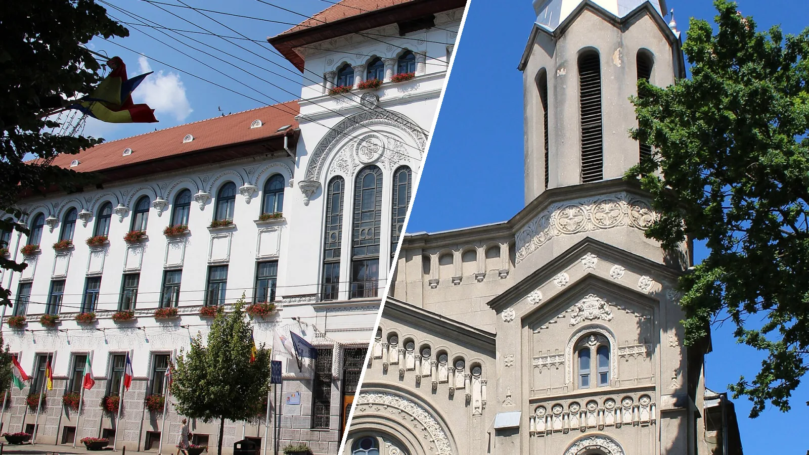 Primăria Municipiului Timișoara, Biserica Notre Dame din Timișoara — fotografii ilustrative