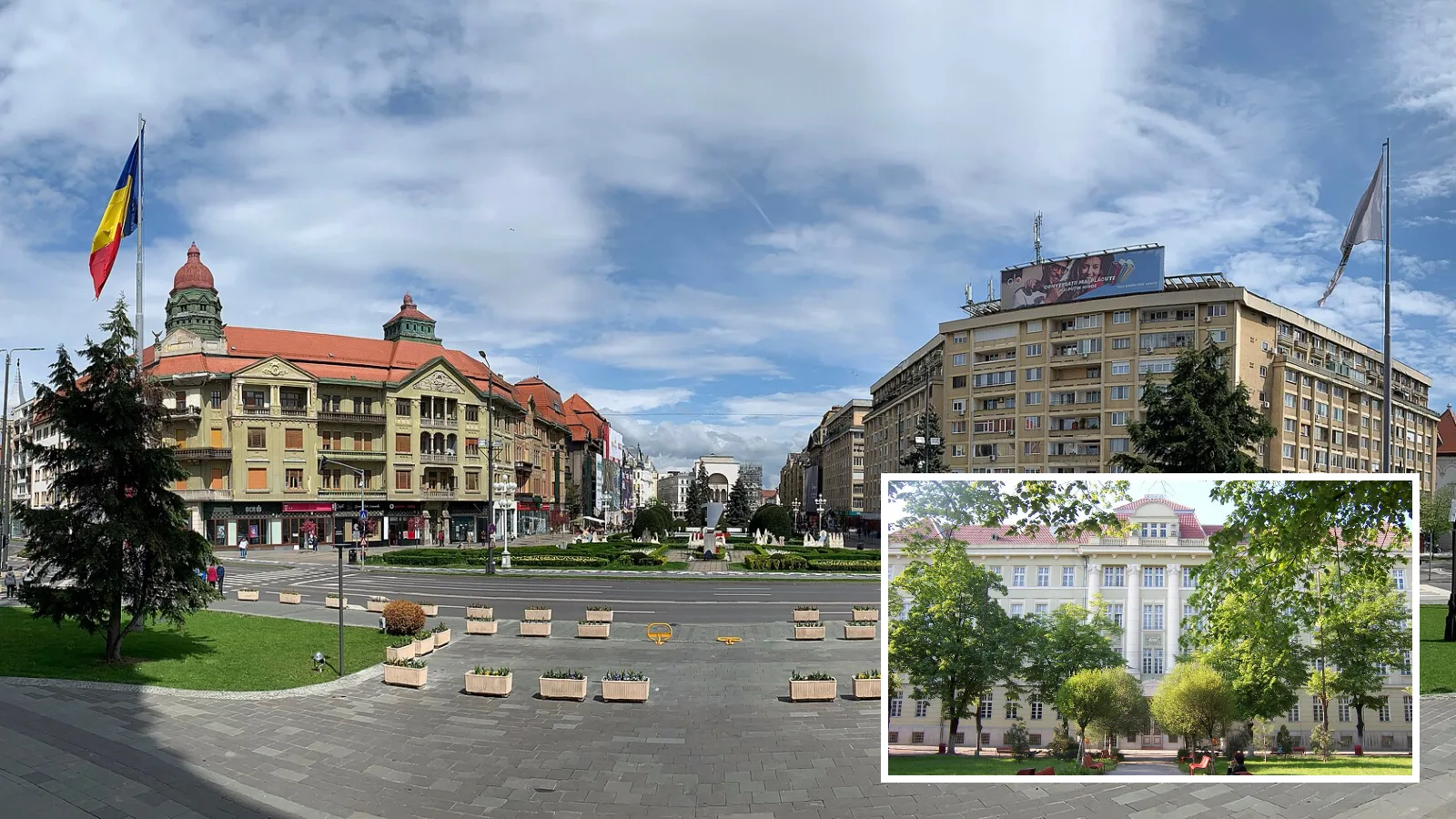 Piața Victoriei din Timișoara, Universitatea de Medicină și Farmacie „Victor Babeș” din Timișoara — fotografii ilustrative